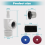 Conector de pared universal para limpiador de piscinas 9-100-9001 2