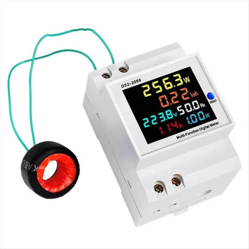 D52-2066 Energiezähler DIN-Schiene Stromverbrauchsmonitor B