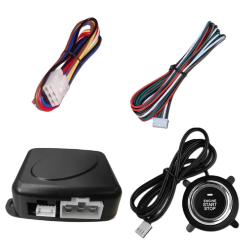 12V Car One Key Start System with Remote Control Push Button Ignition