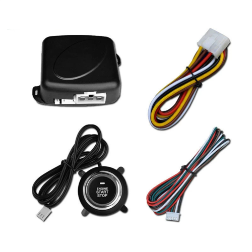 12V Car One Key Start System with Remote Control Push Button Ignition 1