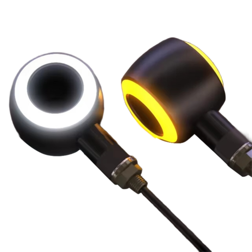 Motorrad-LED-Blinker 12V Hervorgehoben Weiß