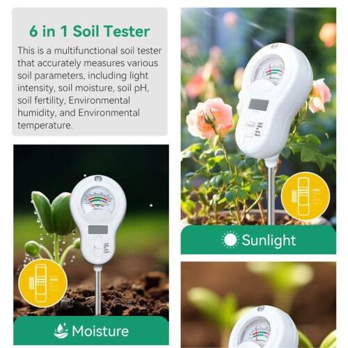 6-in-1 bodemtester 6-in-1 bodemdetector 2