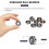 100 cuscinetti a sfera 608 (8 mm x 22 mm x 7 mm) 4