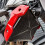 Motorradzubehör Schwarzer Kühlergrill-Schutz 3