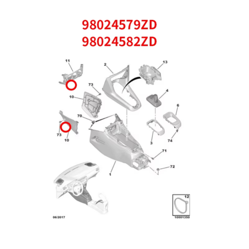 New Side Cover Plate for 301 C3XR C3L Elysee 2
