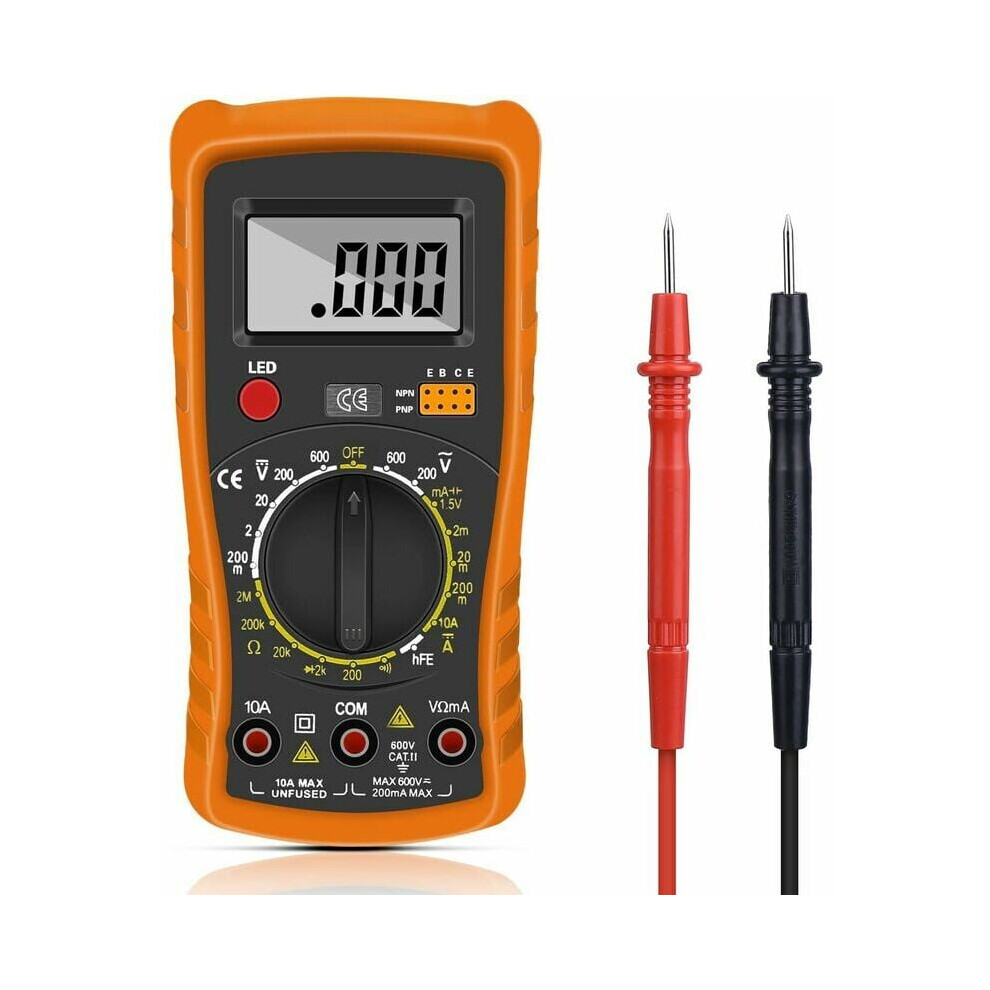 Professional Digital Multimeter, Automatic Ranging Voltmeter, High Precision Ac Dc Voltage Measurement, Safety Rated For Laboratories & Factories, Inc 9486358105085