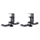 Support double pour casque audio sous bureau, support universel pour casque de jeu PC 1