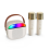 Macchina per karaoke portatile per adulti e bambini con 2 microfoni wireless 1
