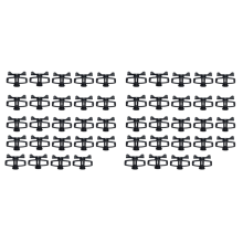 Kunststof draadspanner voor elektronische afrastering, vee, 24 stuks