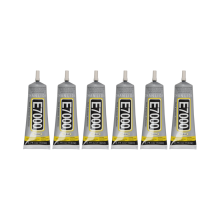 Colle électronique pour plastique et métal E7000, 6 tubes de 110 ml, idéale pour la création de