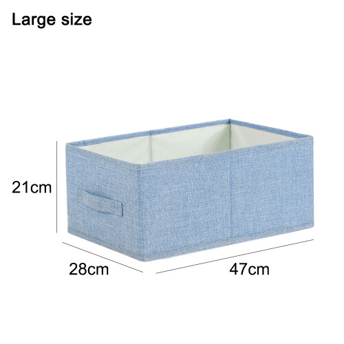 Easy Maintenance Durable Construction Collapsible Storage Boxes For Office Closet Space-saving 1