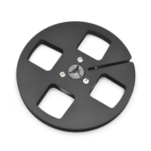 5 inch aluminiumlegering geluidsbandspoel leeg met 4 gaten zwart