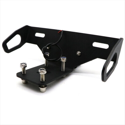 Support de plaque d'immatriculation arrière modifié avec éclairage pour moto Kawasaki 2