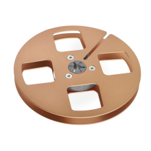5 inch aluminiumlegering geluidsband lege spoel met 4 gaten goud