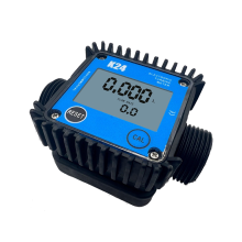 Medidor de flujo de combustible LCD K24 para turbinas, herramientas de medición de flujo digital Die-Sel
