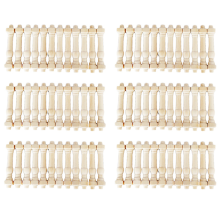 12 kpl DIY-puisia nukkekoti-miniatyyriportaita, 1/12-mittakaava, portaiden kaiteet
