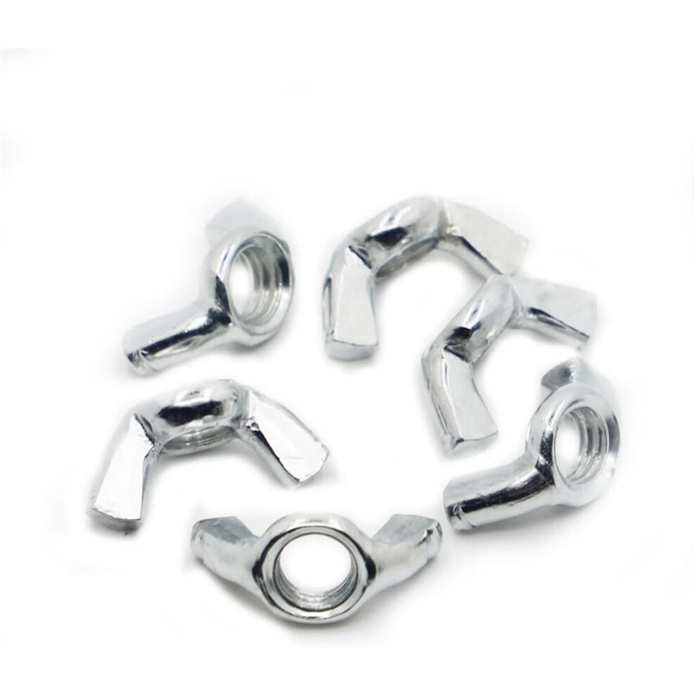 Wing Nuts, Butterfly Nuts M3 M4 M5 M6 M8 M10 M12 304 Stainless Steel (M6 10Pcs) 9189345761102