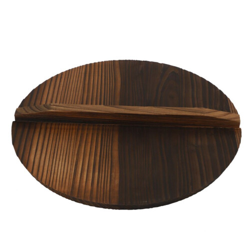 Multifunktionaler Topfdeckel aus Holz mit Griff, 30 cm