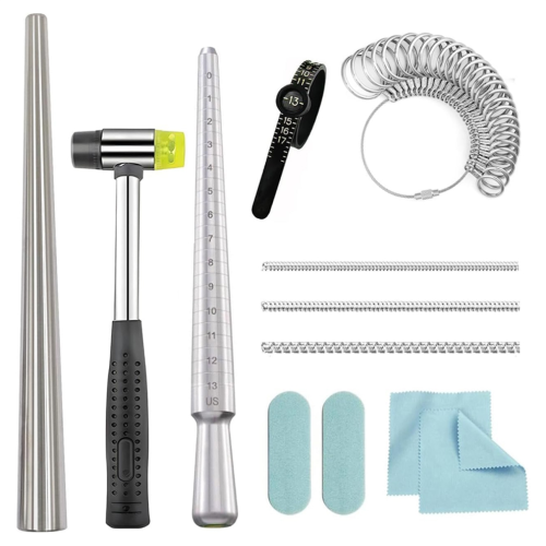 Ring Mandrel Metal Ring Sizer Measuring Tool Ring Size Measurer