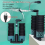 USB-aquariumfilter met waterpomp, elektrisch 200A 4