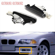 Mistlamp voor de voorbumper van de BMW 3 Serie E46 1998-2001