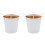 2 portacoltelli da cucina, organizer, colore bianco 1