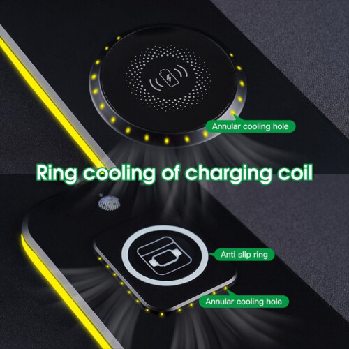 3-in-1 Magnetic Wireless Charging Mouse Pad Office Desk Pad