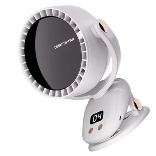 USB Leafless Clip Fan - Wireless Charging for Camping 2