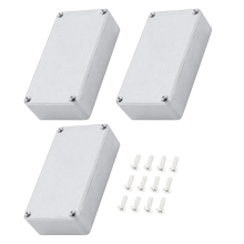 Caja de pedales de efectos de guitarra de aluminio 125B/1590N1 (3 unidades)