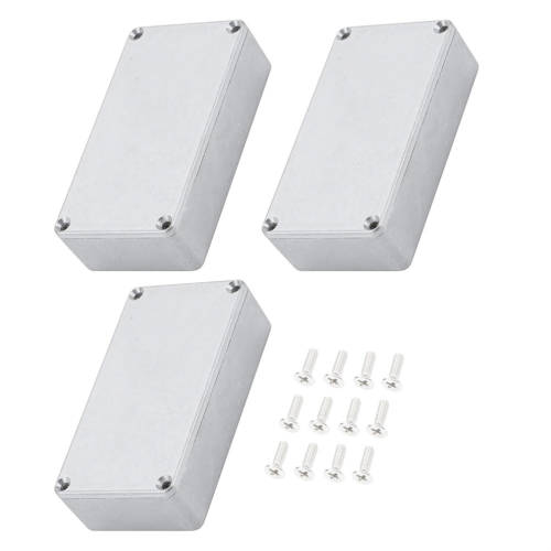 3 τεμάχια 125B/1590N1 Κουτί Stomp για πετάλια κιθάρας αλουμινίου