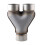 51 63 76MM Y Pipe Double Outlet Muffler Tip 1
