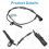 2Pcs ABS Wheel Speed Sensor for Terrain L4 V6 3