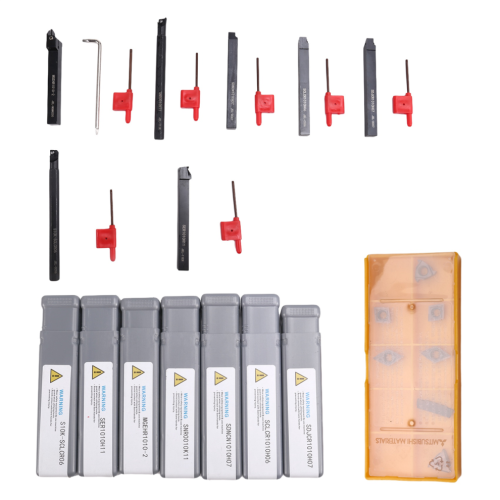 Turning Tool Holders, 7pcs 12mm Shank Lathe Boring Bar Turning Tool