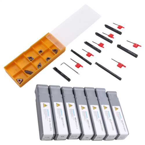 Turning Tool Holders, 7pcs 12mm Shank Lathe Boring Bar Turning Tool 1