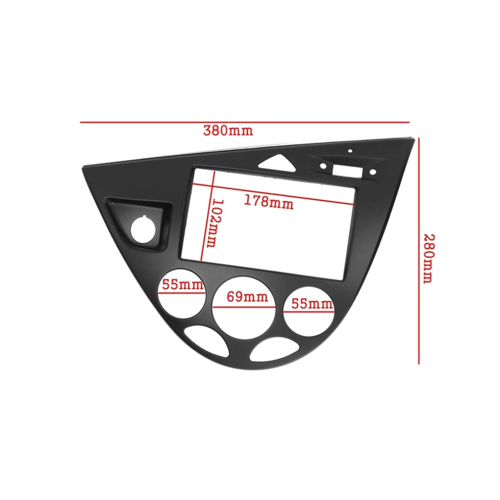 Autoradioframe/dashboardbekleding voor Ford Fiesta 1995-2001 1