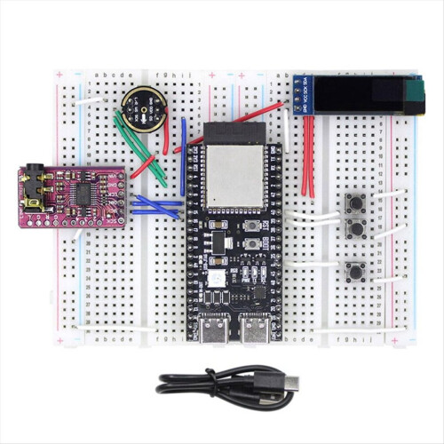 AI Voice Chat Robot ESP32-S3 Development Board Breadboard 3.5mm Audio