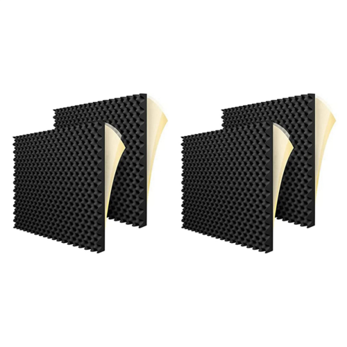 12 Pack Self Adhesive Acoustic Foam Panels Reduce for Studio,Etc