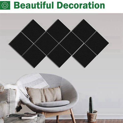 12 Pack Self Adhesive Acoustic Foam Panels Reduce for Studio,Etc 2