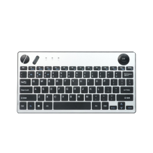 Wireless Mini Trackball Keyboard,78-Key,Bluetooth Keyboard