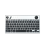 Wireless Mini Trackball Keyboard,78-Key,Bluetooth Keyboard 1