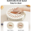2Pcs Draining Bowl Drainage Basket Funnel Bilayer Foldable Fruit 2