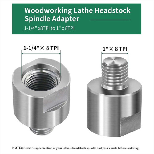 Draaibankspindeladapter, draaibankkopspindeladapter 1