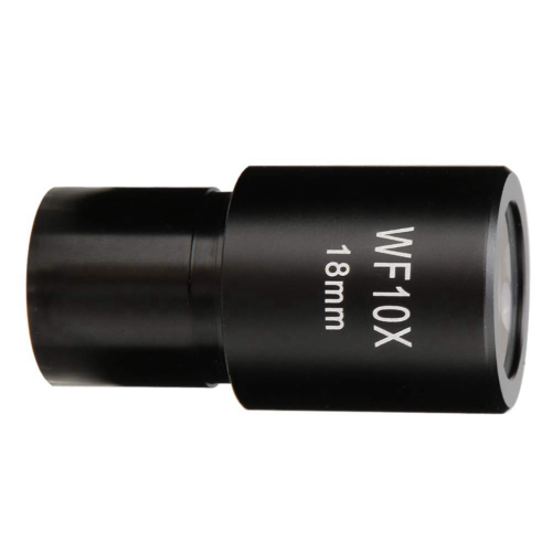 Microscopio ocular gran angular de 10 aumentos y 18 mm con lente ocular estándar 1