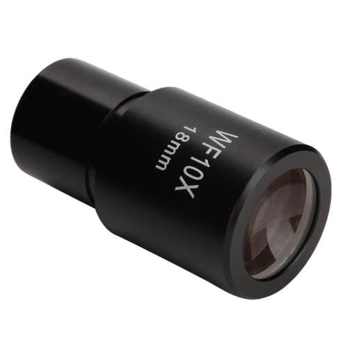 Microscopio ocular gran angular de 10 aumentos y 18 mm con lente ocular estándar 2
