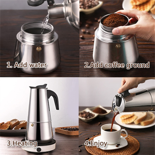 Cafetera Cafetera de espresso para estufa 2