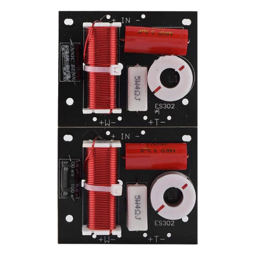 2Pcs Speaker Frequency Divider 2 Unit Hi-Fi Soundshelf Crossover 2