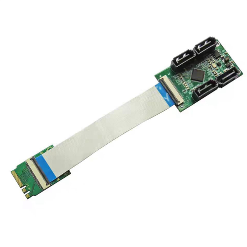 Cavo di prolunga adattatore ASM1064 M.2 WiFi a 4 SATA 3.0