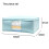 Underbed Storage With Real Cedar Inserts For Natural Pest Control, Collapsible Design For Space Efficiency, Clear Panels Provide Quick Item Identifica 2