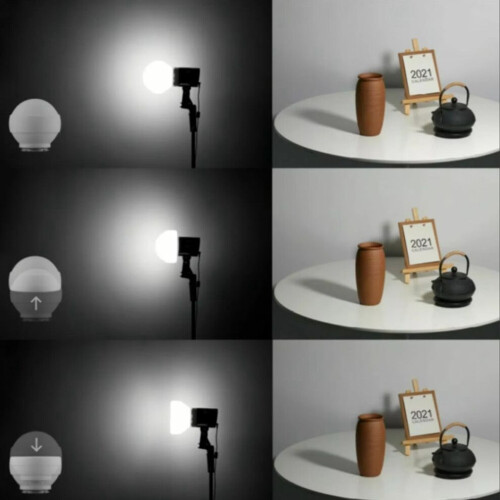 Diffuser Dome Softbox Kit Universal Adapter Ring ML-CD15 2