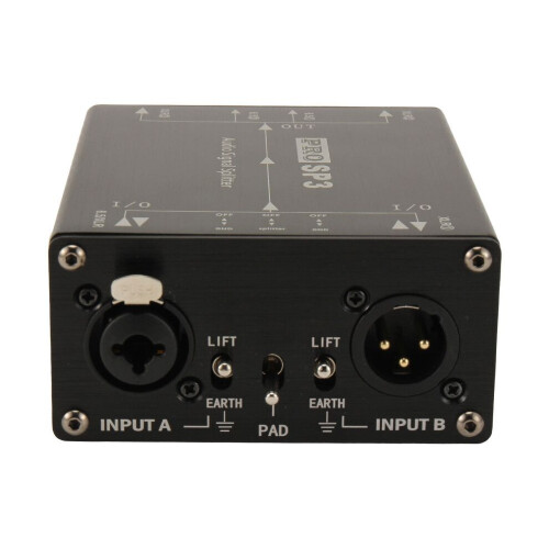 XLR Balanced Audio Splitter 1 in 3 Out with Isolator 1